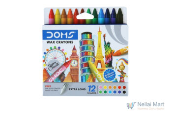 Doms 12 Long Wax Crayons