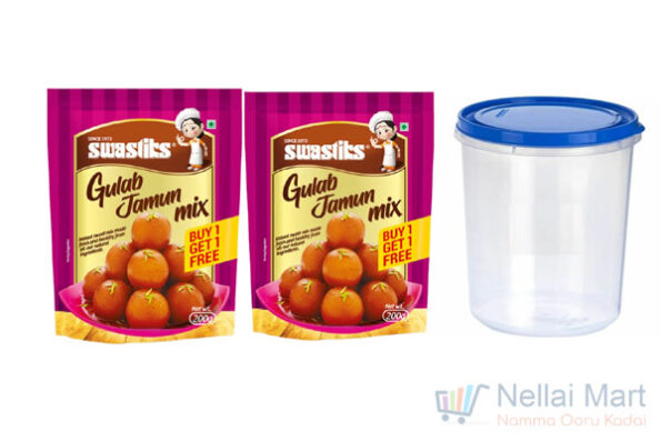Swastiks Gulab Jamun Mix 180g Buy 1 Get 1 + Attractive Container