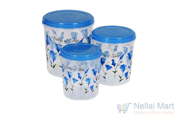 Plastic Container - Set of 3