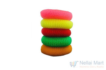 Plastic Round Scrubber 5Pcs