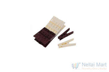 Plastic Cloth Clips 12pc - jyothi